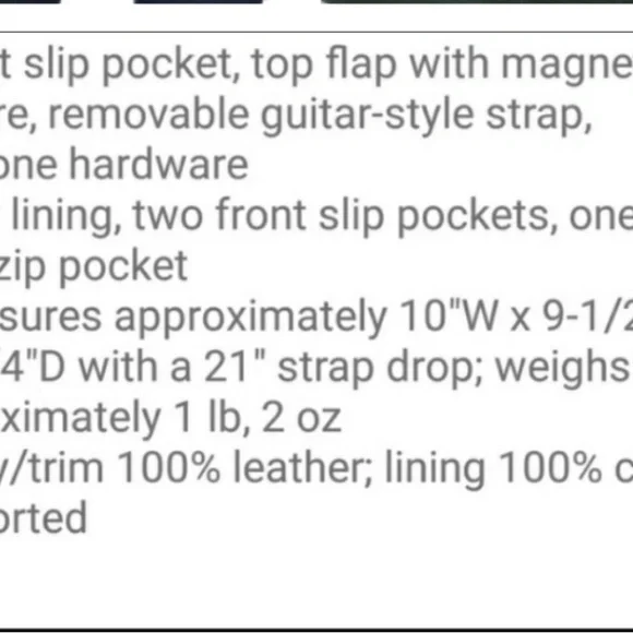 Brown and Cream Crossbody Bag with Wooden Body - Picture 4 of 6